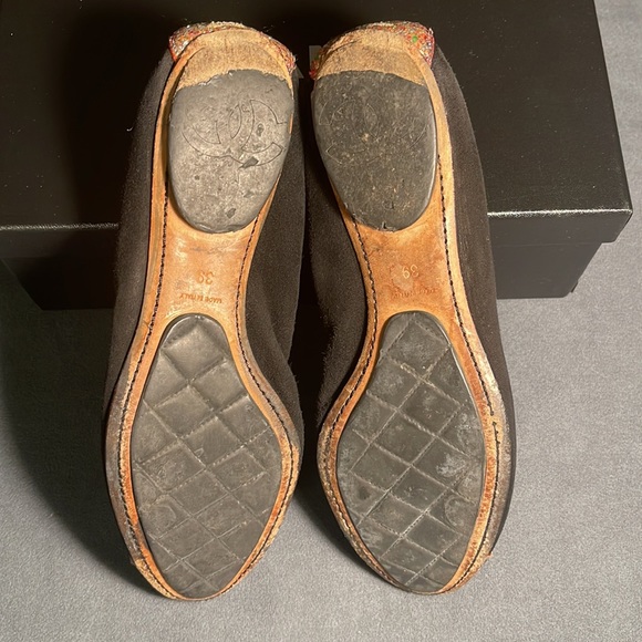 Chanel Limited Edition Glitter Ballet Flats - Picture 16 of 17